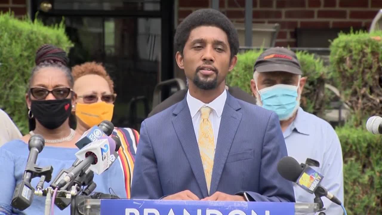 Brandon Scott speaks on primary election results