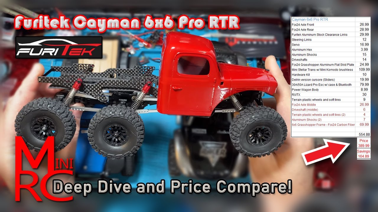 SCX24/FCX24 — Furitek Cayman 6x6 Pro RTR! Подробное описание и сравнение цен! Вот это ЗВЕРЬ среди...