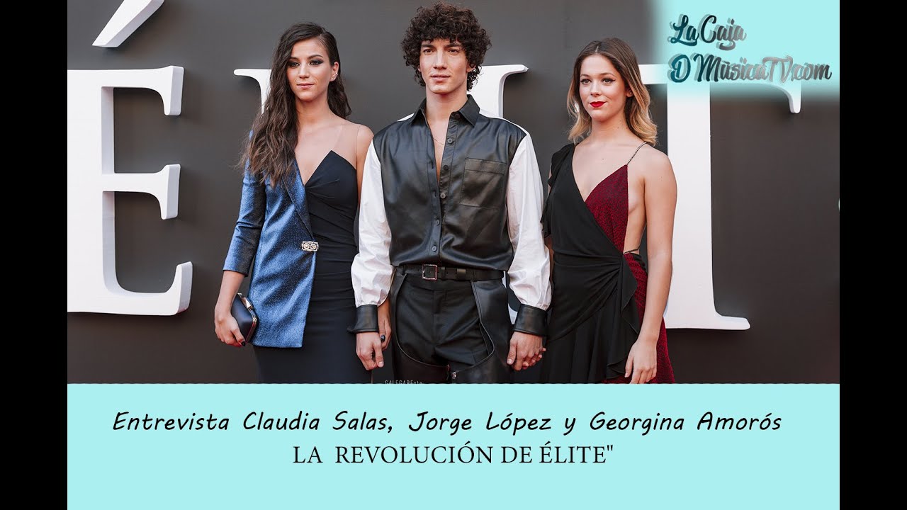 GEORGINA AMORÓS (CAYETANA), JORGE LÓPEZ (VALERIO) Y CLAUDIA SALAS (REBEKA); LA  REVOLUCIÓN DE ÉLITE