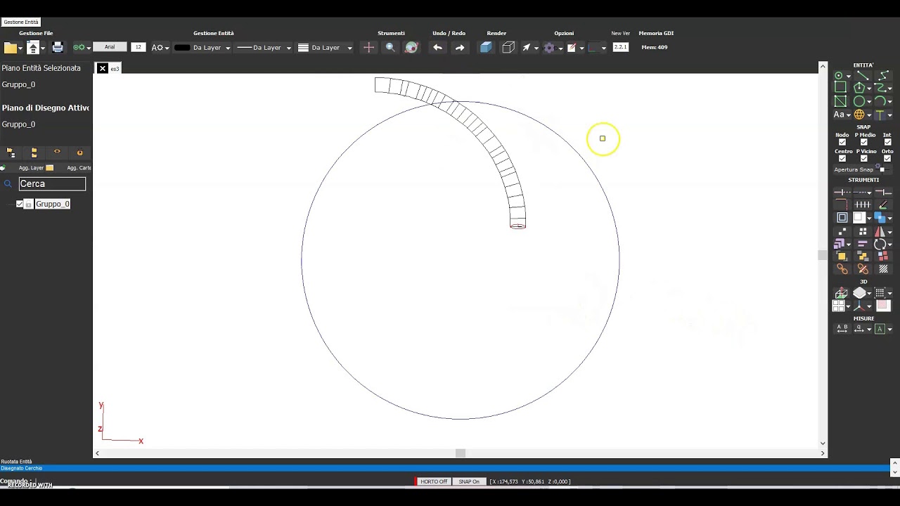 Rilarch Tutorial   Modella di un tubo 3D