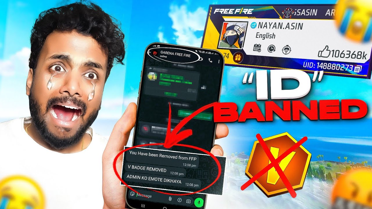 Id Got Banned Huzzai Prank Revenge Gone Wrong 😭 - Garena Free Fire Max