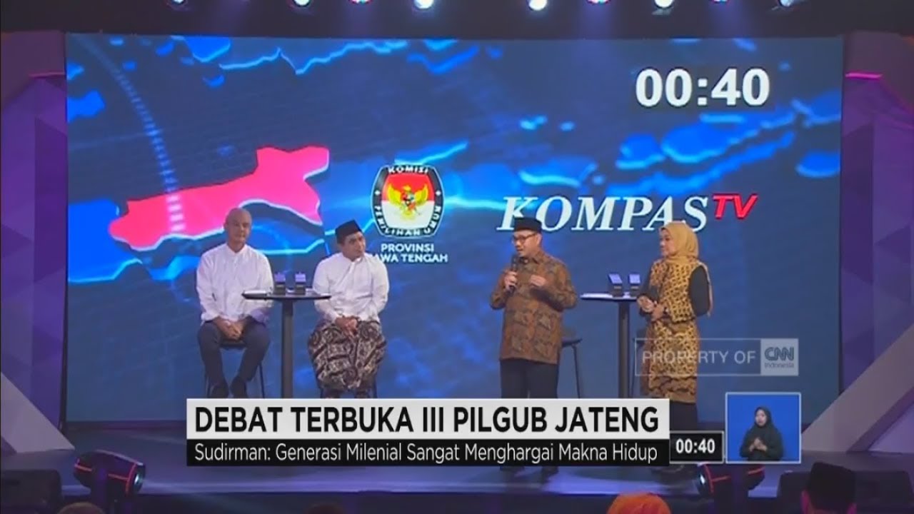 Debat Final Pilgub Jateng Segmen 2: Pancasila ala Generasi Millenial