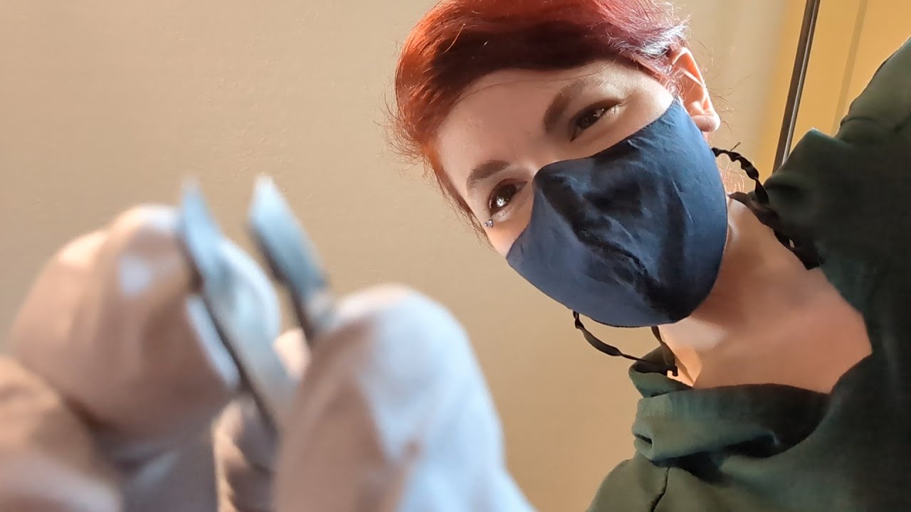ASMR - Ear Surgery Role Play - Cleaning, Sewing, Tweezing - Soft Spoken