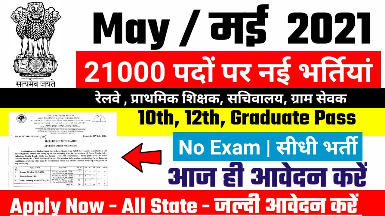 new vacancy 2021, sarkari naukri, GOVT JOB 2021, govtjob portals, upcoming vacancies in april 2021