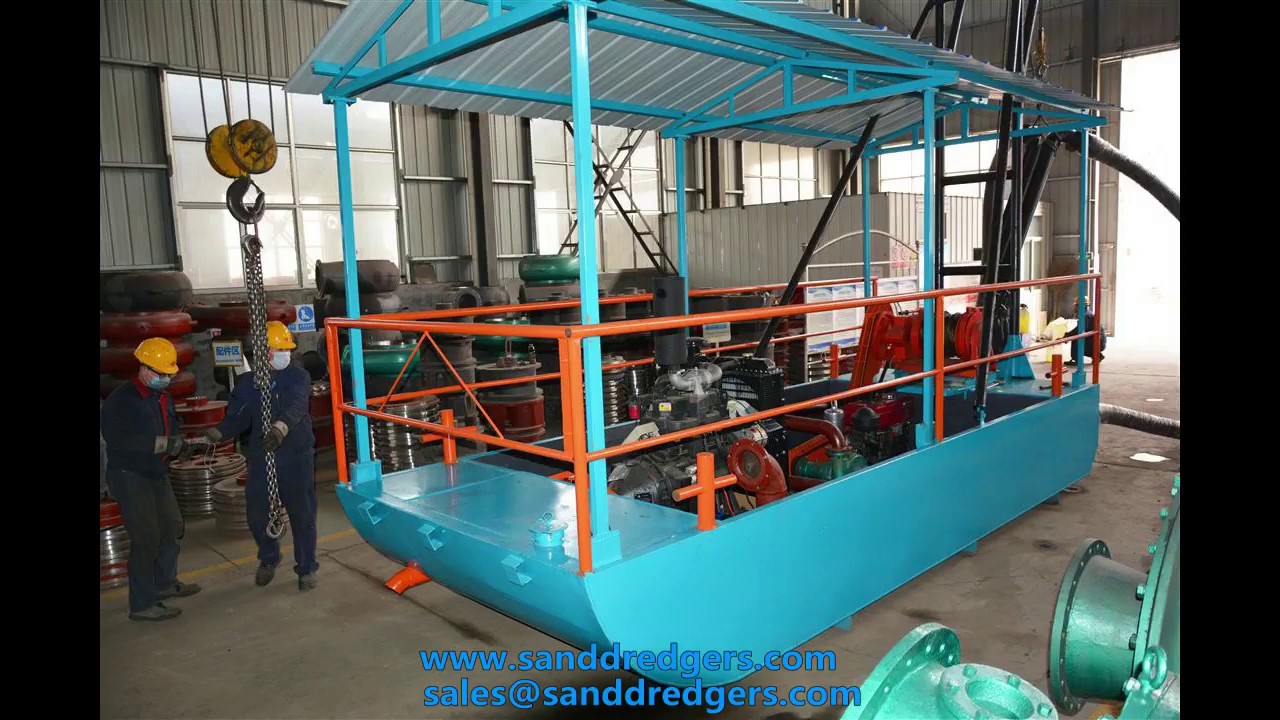 6 inch simple sand dredger (portable sand suction dredger)