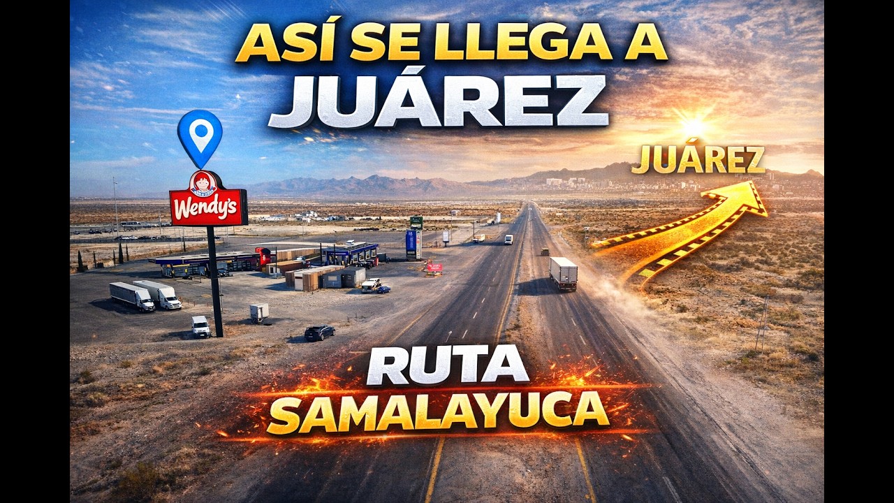 ¡Así se siente llegar a JUÁREZ! (Ruta Samalayuca)'