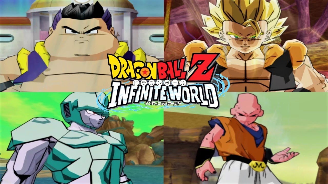 Dragon Ball Z: Infinite World - All Transformations & Fusions (PS2)