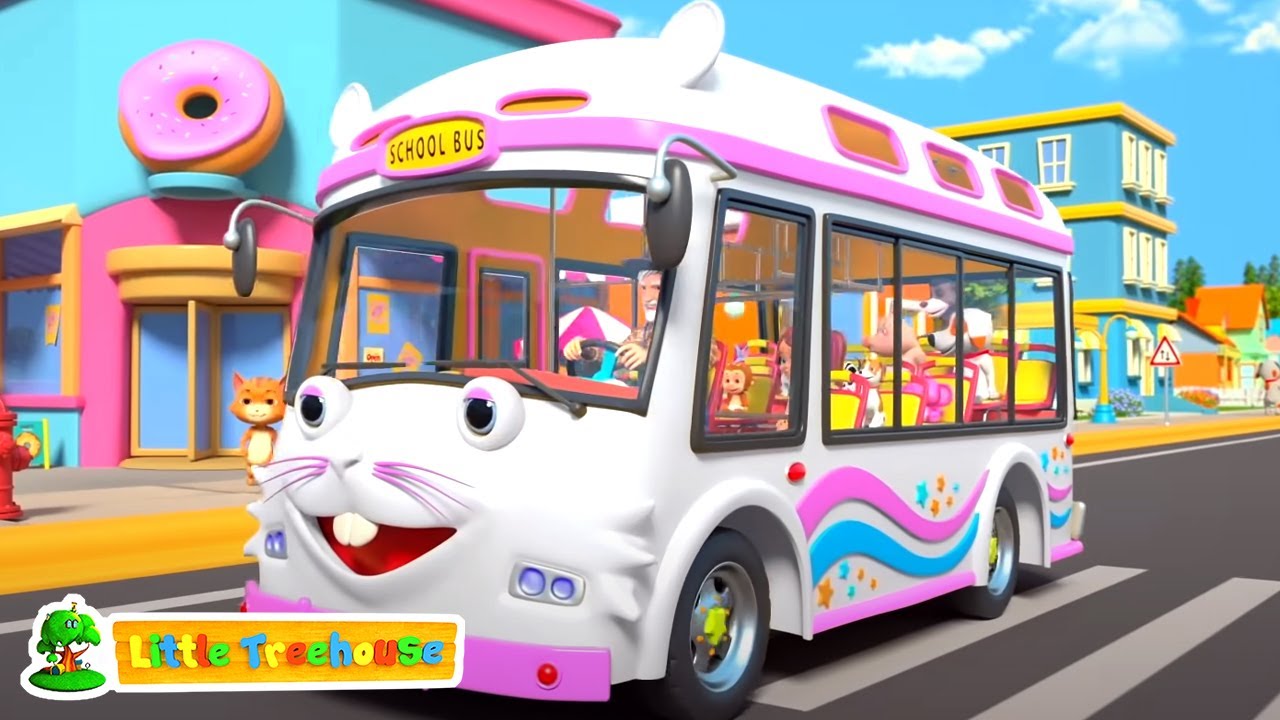 As rodas no ônibus canções populares de berçário para crianças