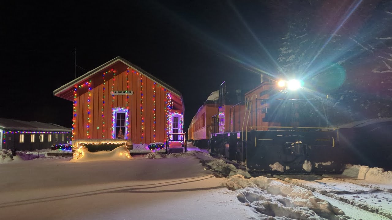 Arcade & Attica Railroad Afternoon North Pole Express Runs - Chase to Curriers Depot 12/7/24