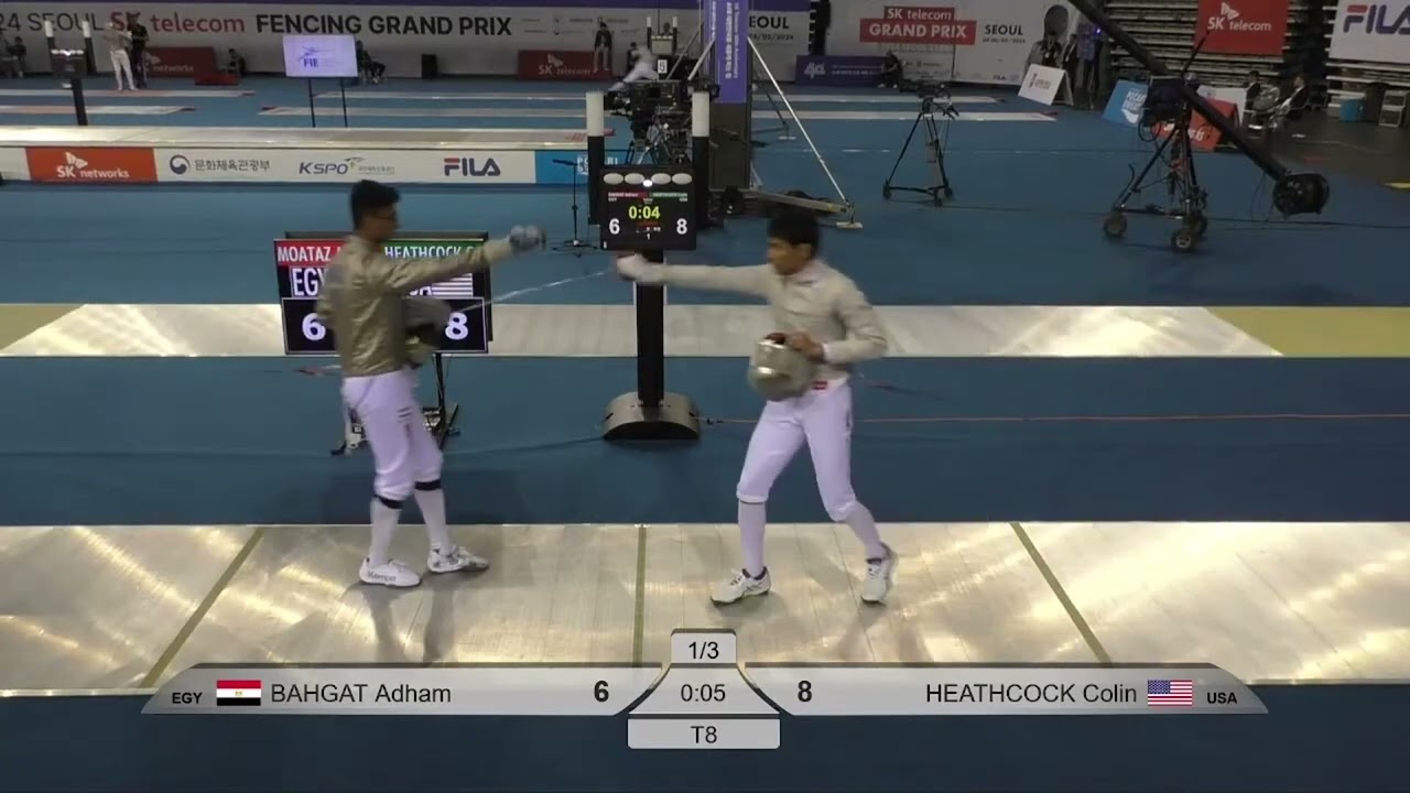 Seoul Grand Prix 2024 SMS - L8 - Adham Moataz EGY v Colin Heathcock USA