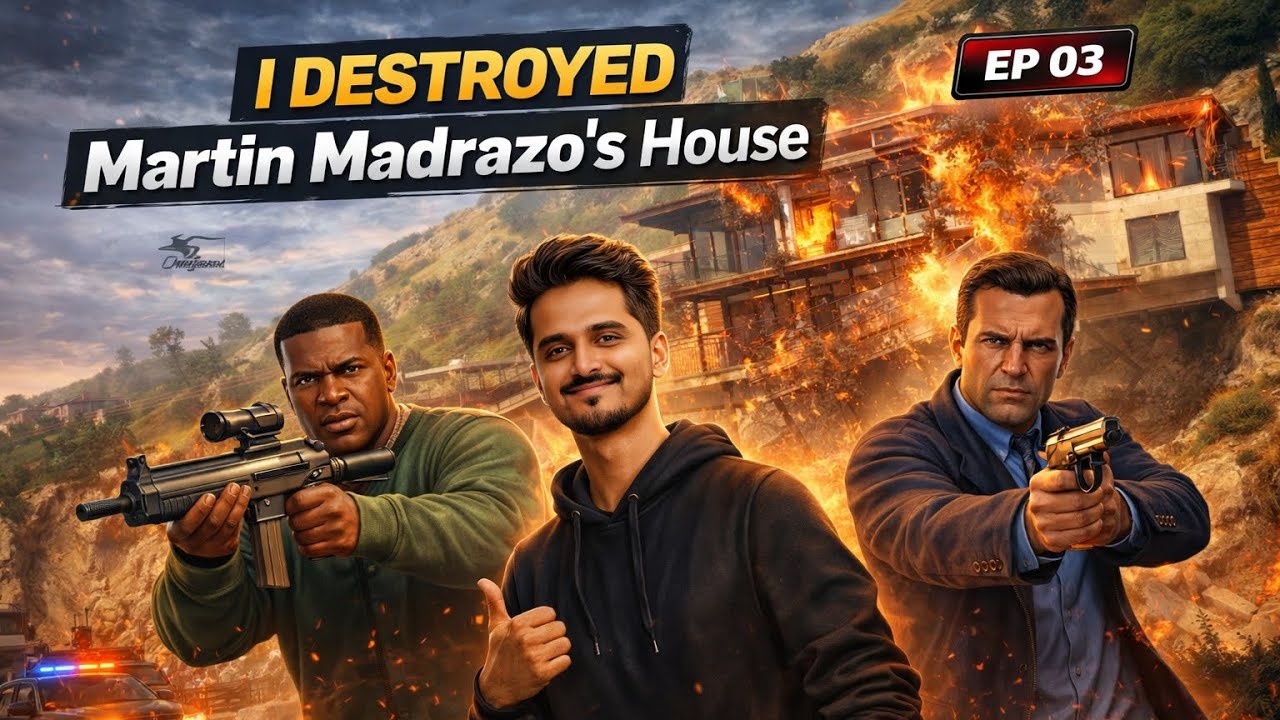 I destroyed Martin Madrazo House #gta5 #technogamerz