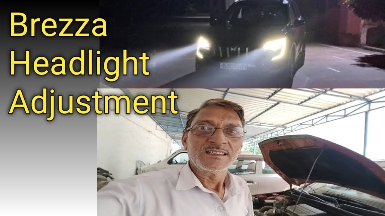 Maruti Brezza Headlight Beam Adjustment// Brezza Headlight Alignment// Alignment Guru
