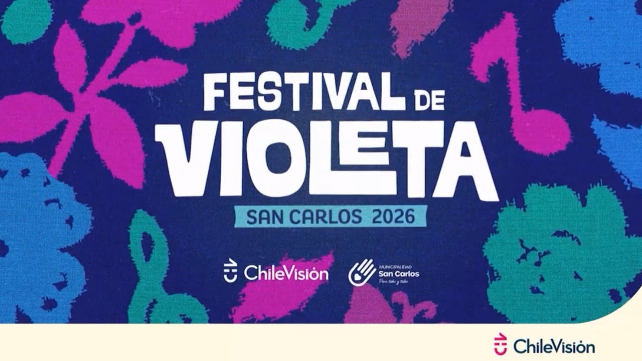 Auspicios Festival De Violeta San Carlos (Chilevision) domingo 08 de marzo de 2026