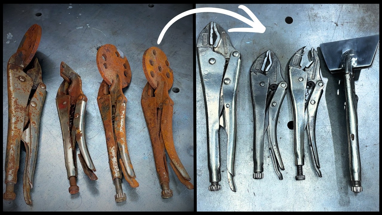 I Turned Old Rusty Pliers Into Custom Tools!