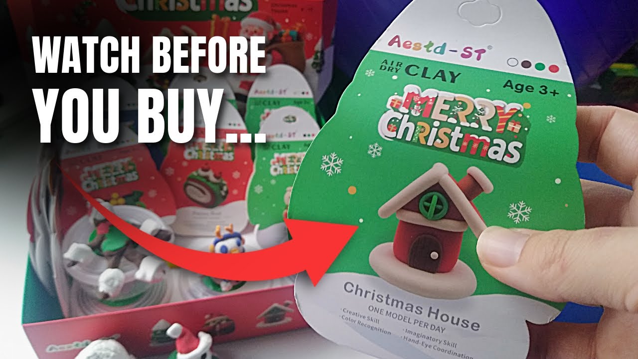 Air Dry Clay Kit   Christmas Theme
