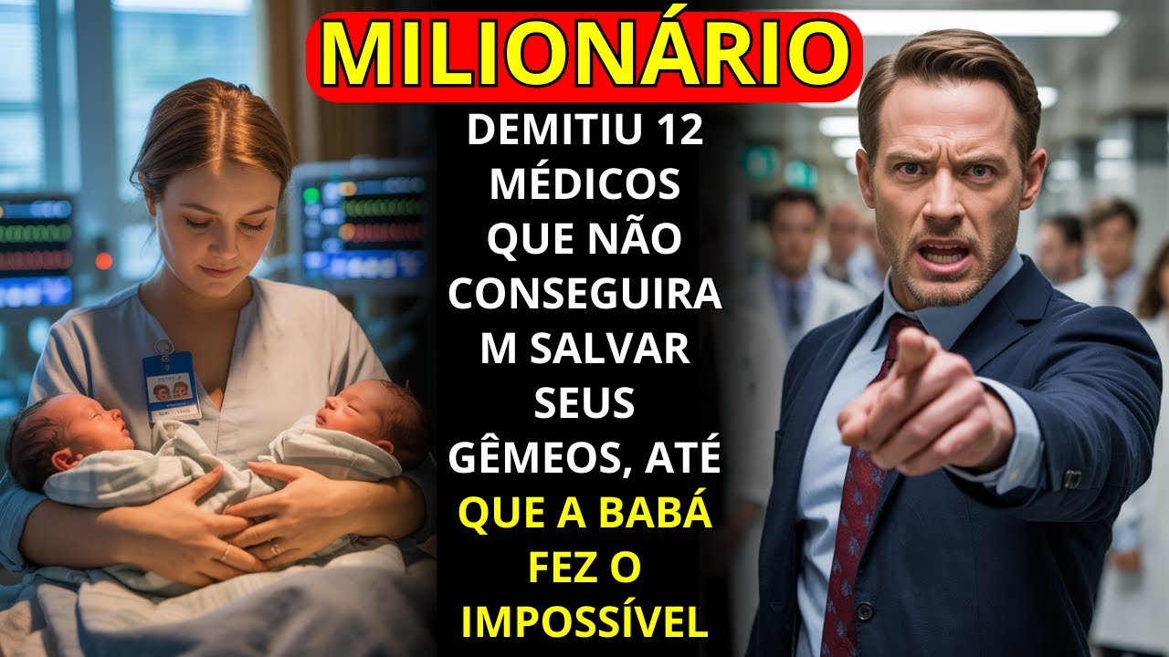 MILIONÁRIO DEMITIU 12 MÉDICOS QUE NÃO CONSEGUIRAM SALVAR SEUS GÊMEOS ATÉ QUE A BABÁ FEZ O IMPOSSÍVEL