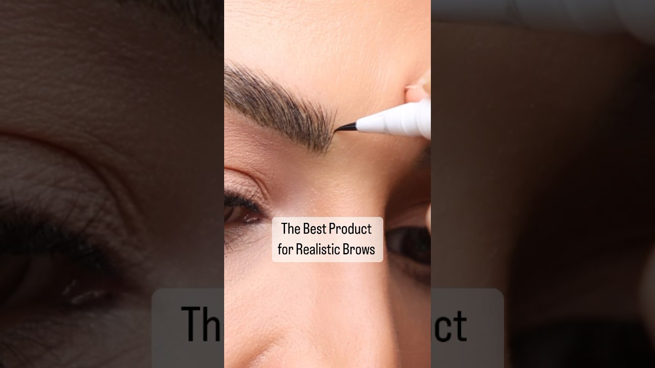 The BEST Product for Realistic Brows #shorts