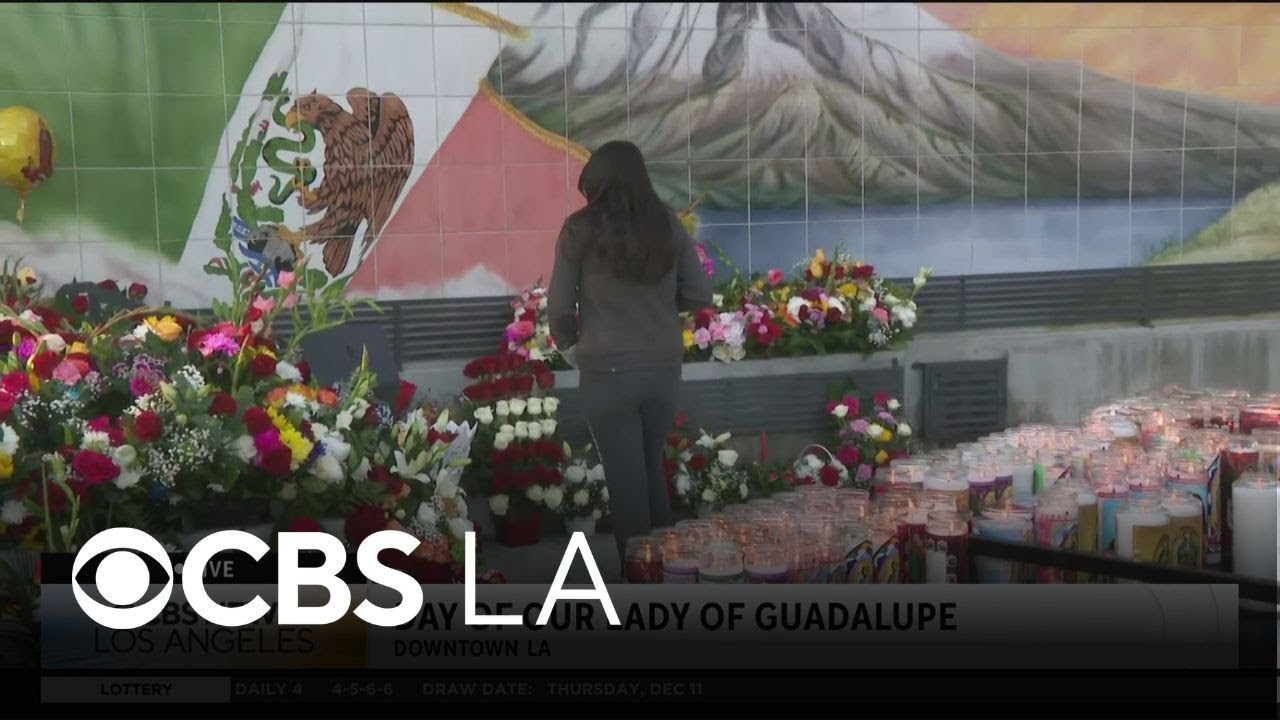 Downtown Los Angeles celebration of Day of Our Lady of Guadalupe