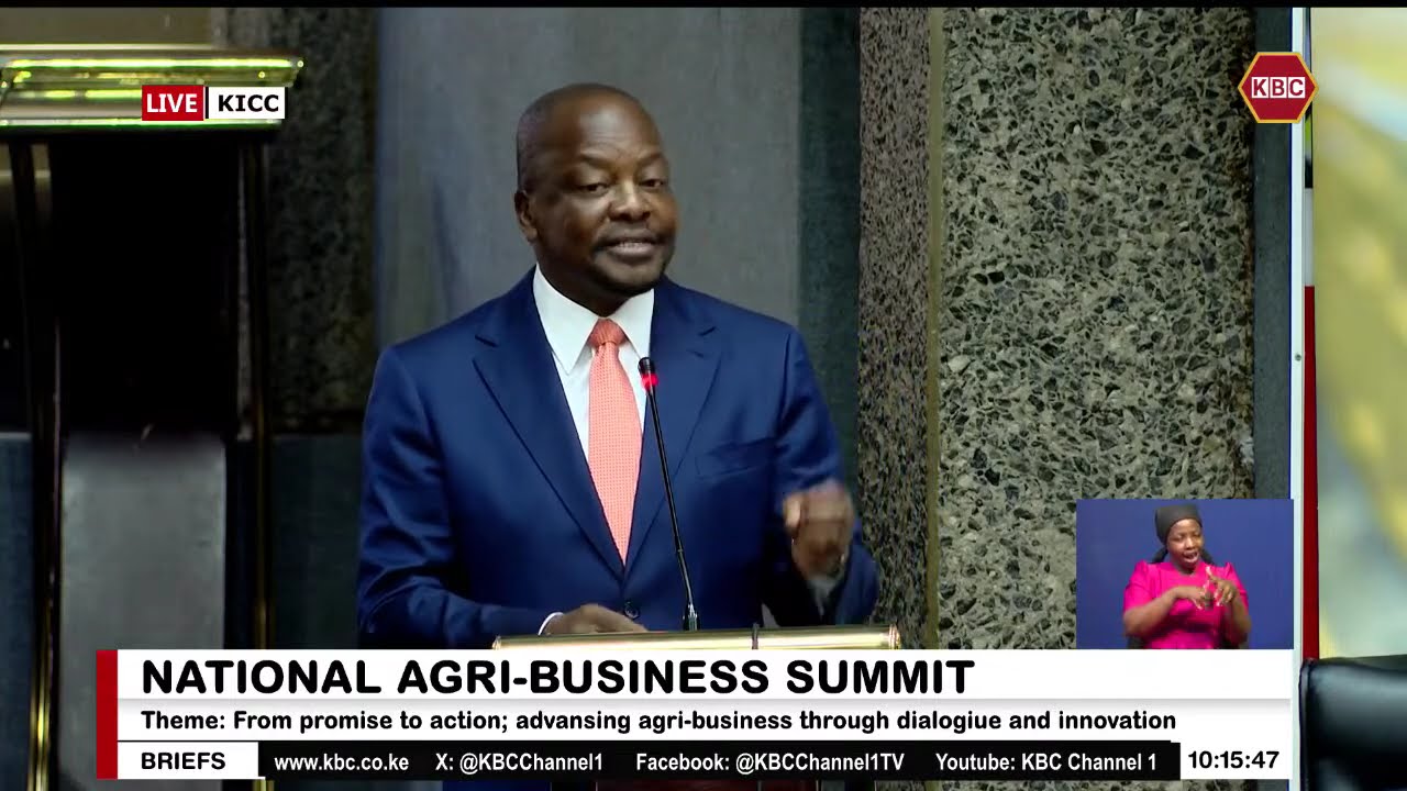 CS Agriculture Mutahi Kagwe Officially Opens The 5th National Agri-Business Summit