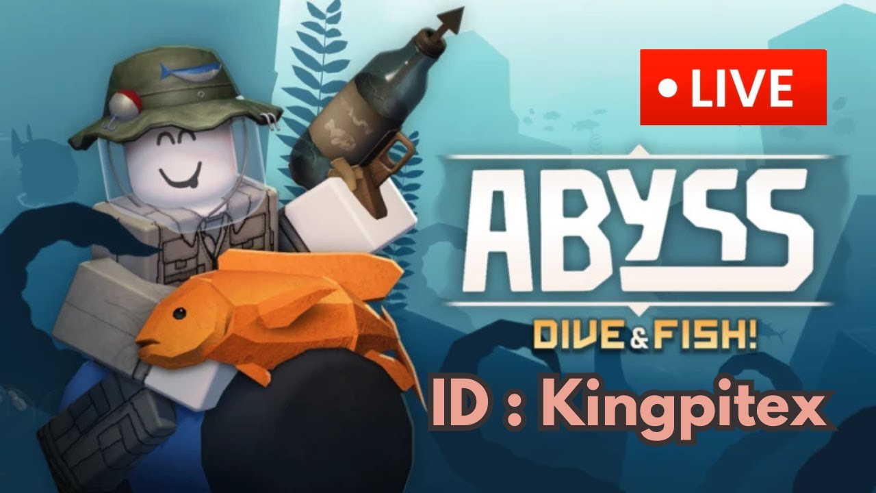 [LIVE] ABYSS DIVE AND FISH ROBLOX EKSPLORASI LAUT DALAM DAY 4