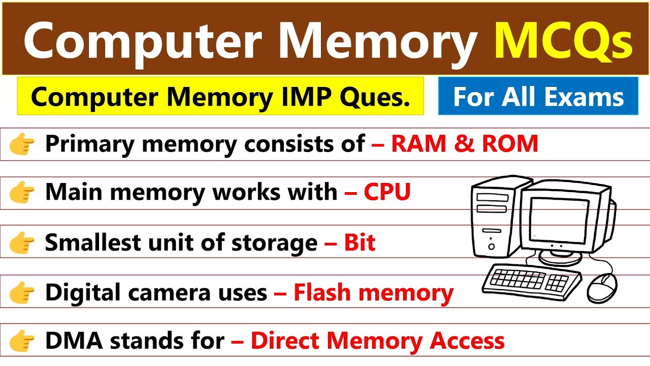 Computer Memory Marathon Class | Computer Memory MCQ Questions and Answers