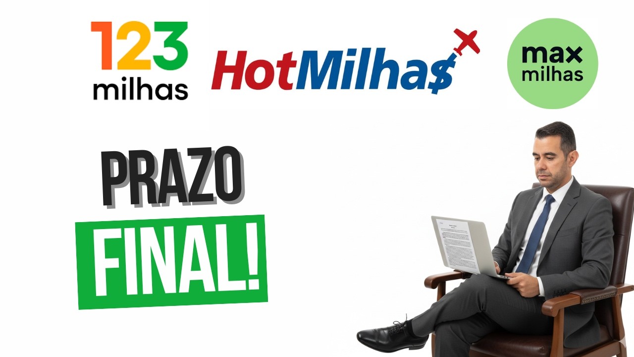 123 Milhas, Hotmilhas e Maxmilhas: Prazo para ESCOLHER o PLANO para receber