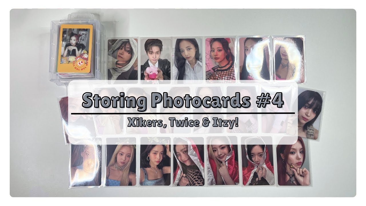 storing photocards #4 || xikers, twice & itzy!