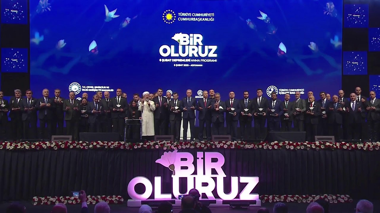 📡 Adıyaman'da “Bir Oluruz” 6 Şubat Depremleri Anma Programı  #AsrınBirlikteliği