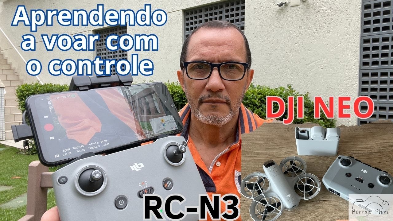 Aprendendo a voar com o controle RC-N3 da DJI Neo
