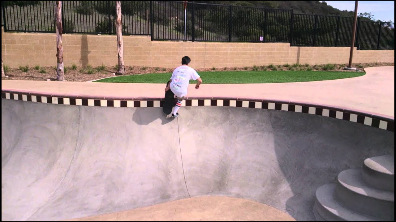 Giorgio Zattoni skates the New Carlsbad Skatepark