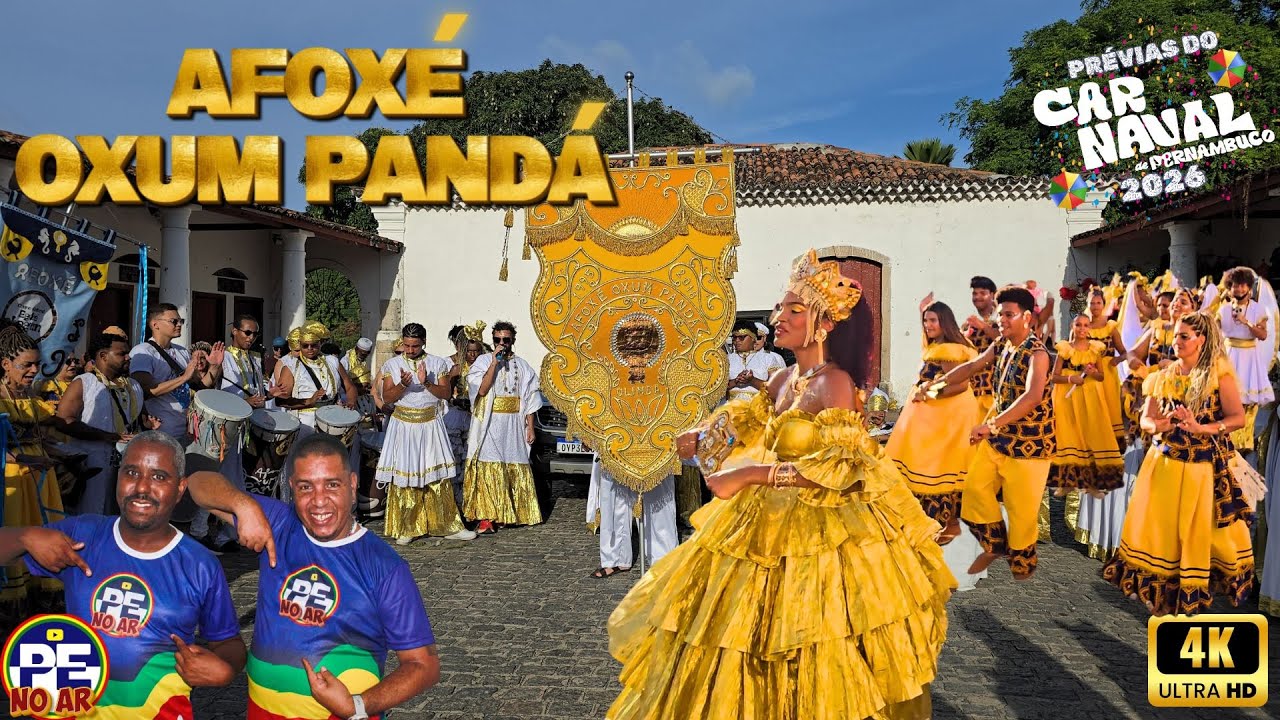 [PRÉVIAS 2026] AFOXÉ OXUM PANDÁ 2026: ANCESTRALIDADE E BELEZA NAS LADEIRAS DE OLINDA! 18/01/26