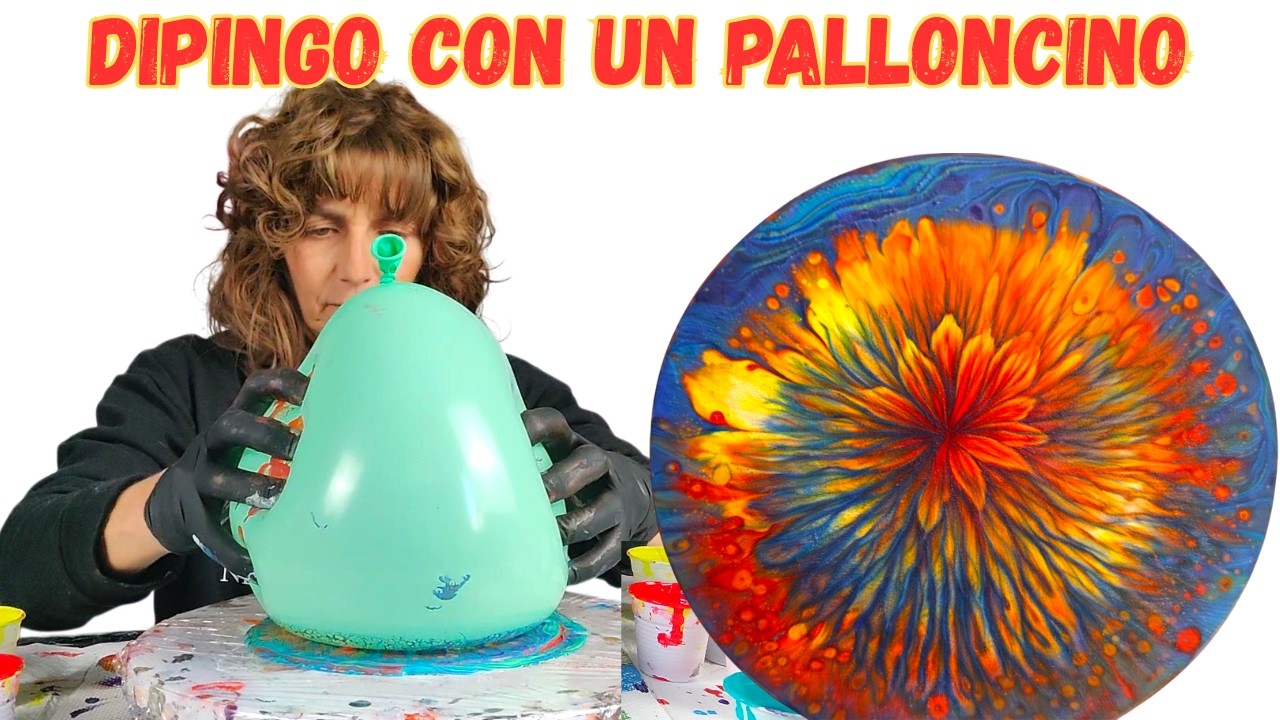 128. Come dipingere fiori spettacolari con un palloncino