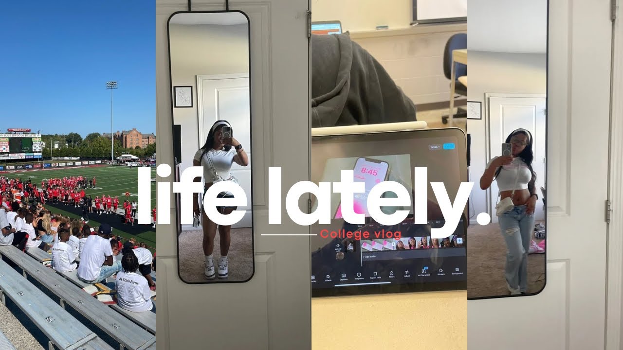 COLLEGE DAYS IN MY LIFE📚✨ Early mornings, College football & more