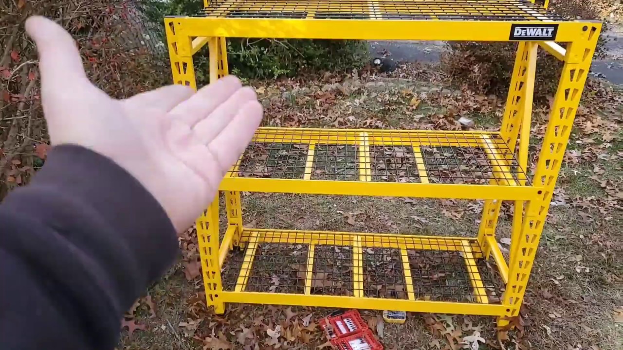 Сборка стеллажа Dewalt Titan и первые впечатления