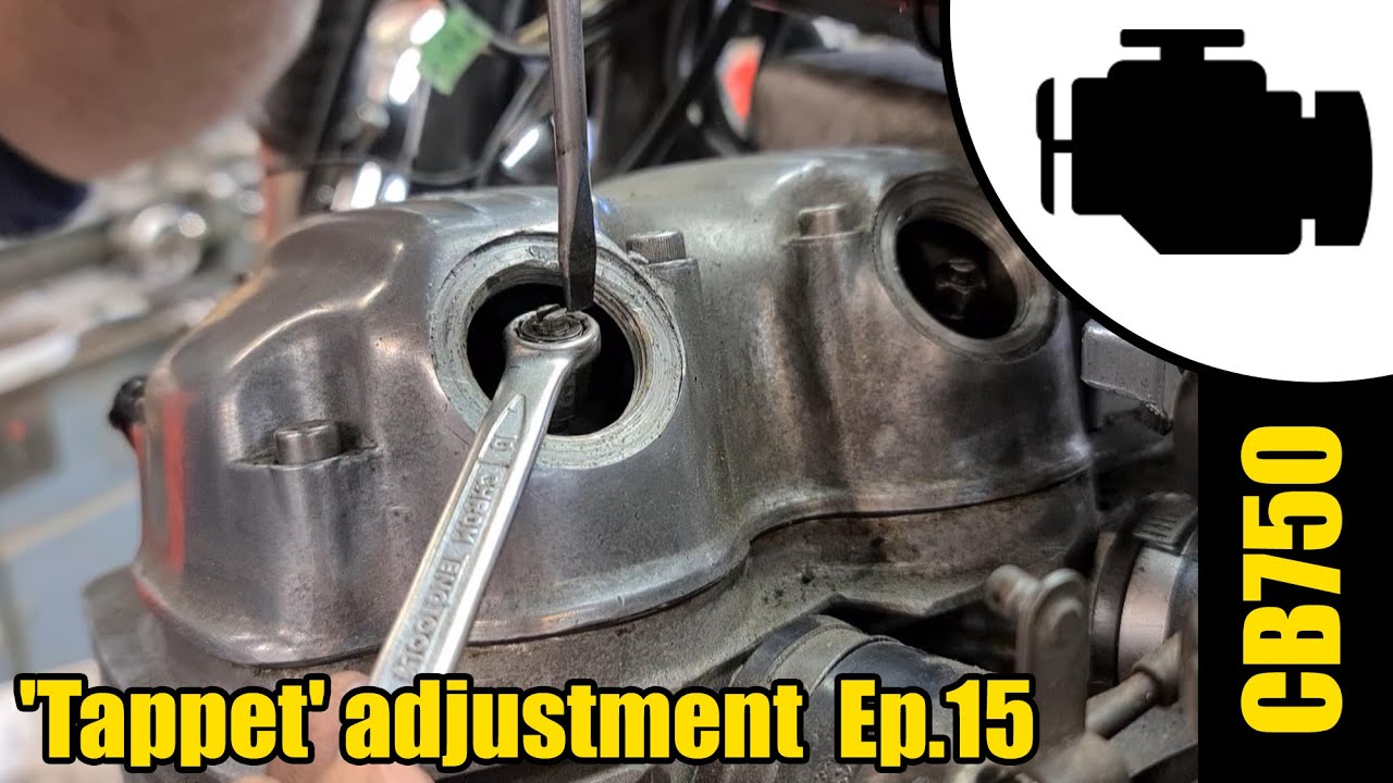 CB750 K2 Valve clearance adjustment Ep.15  