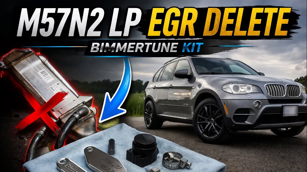Удаление охладителя системы рециркуляции отработавших газов (EGR) на BMW X5 35D LP своими руками!...