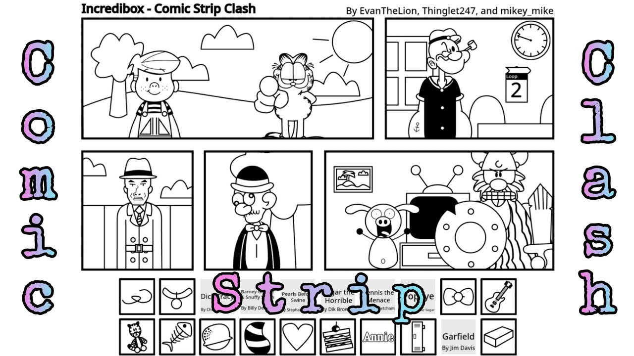 Incredibox Comic Strip clash is Nostalgic! #incredibox #comics 