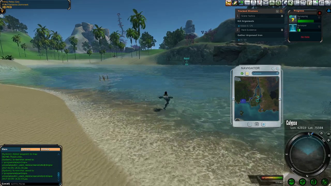 Drive from Argonaut Island to CDF Atlantic Outpost