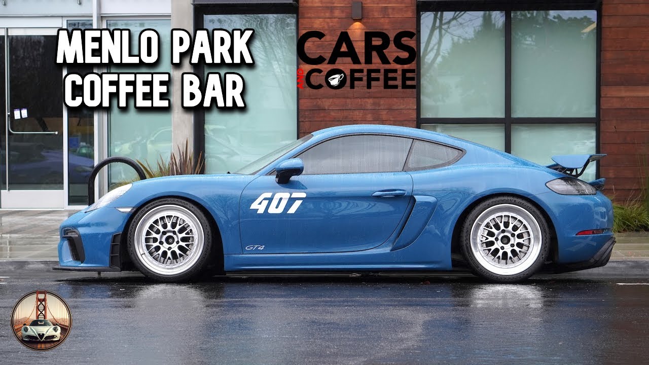 Автомобили и кофе в кофейне Menlo Park @ CoffeeBar