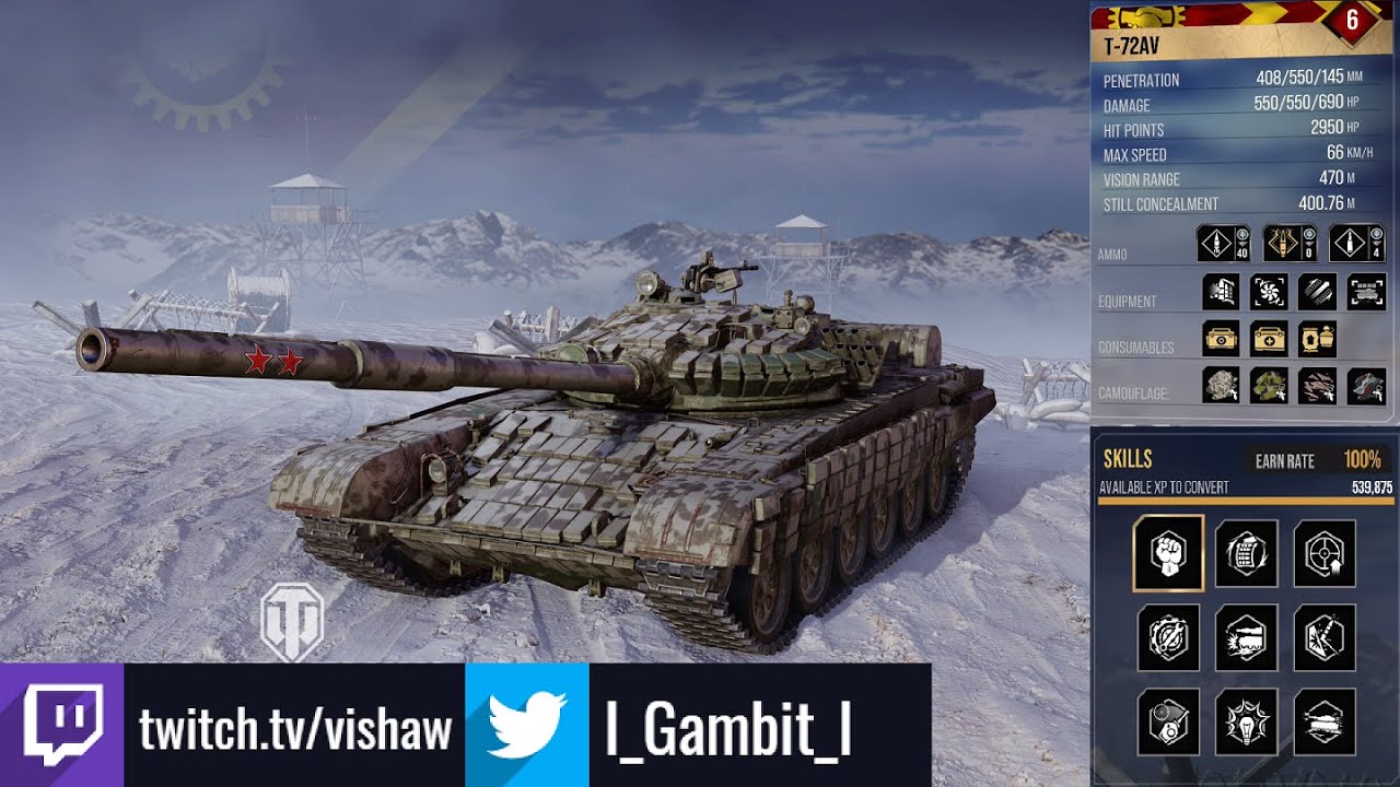T-72AV - King of Era 2: 10K Damage: WoT Console - World of Tanks Console