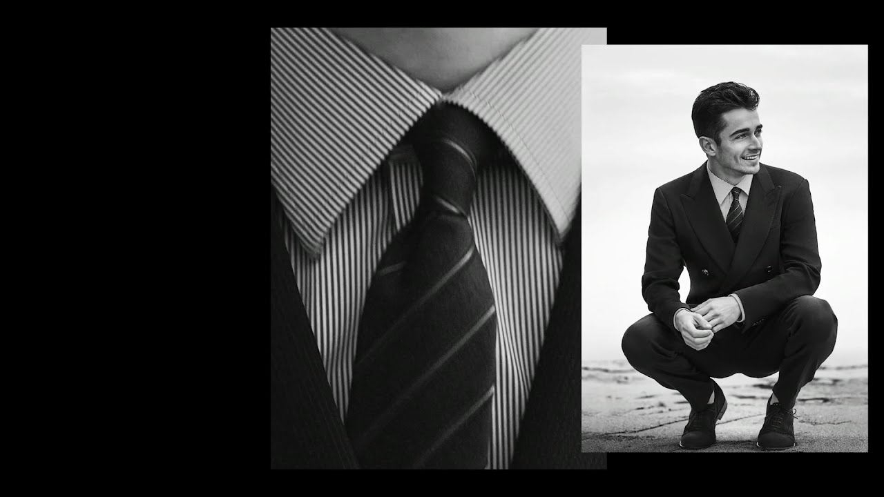 Giorgio Armani Made to Measure - 2020  Spring/Summer Advertising Campaign starring Charles Leclerc