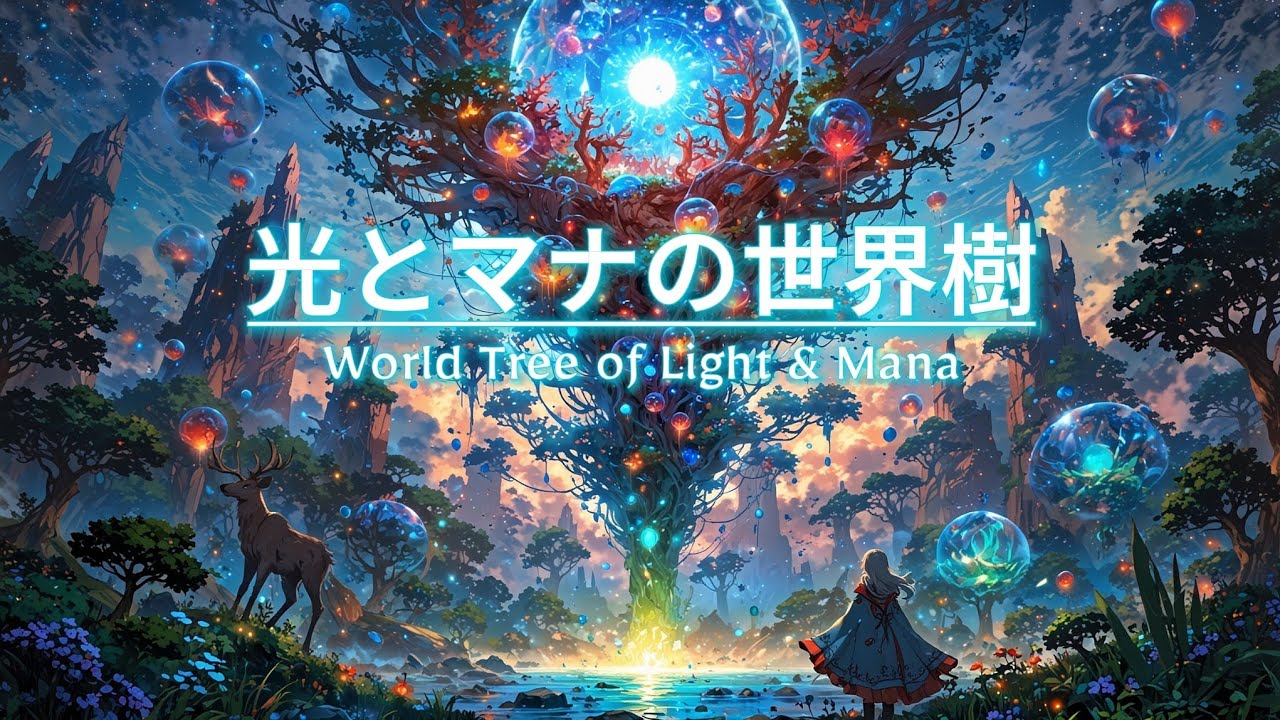 【異世界ケルト音楽/Celtic Music】‎光とマナの世界樹｜勉強用・癒し・リラックスBGM｜World Tree of Light & Mana