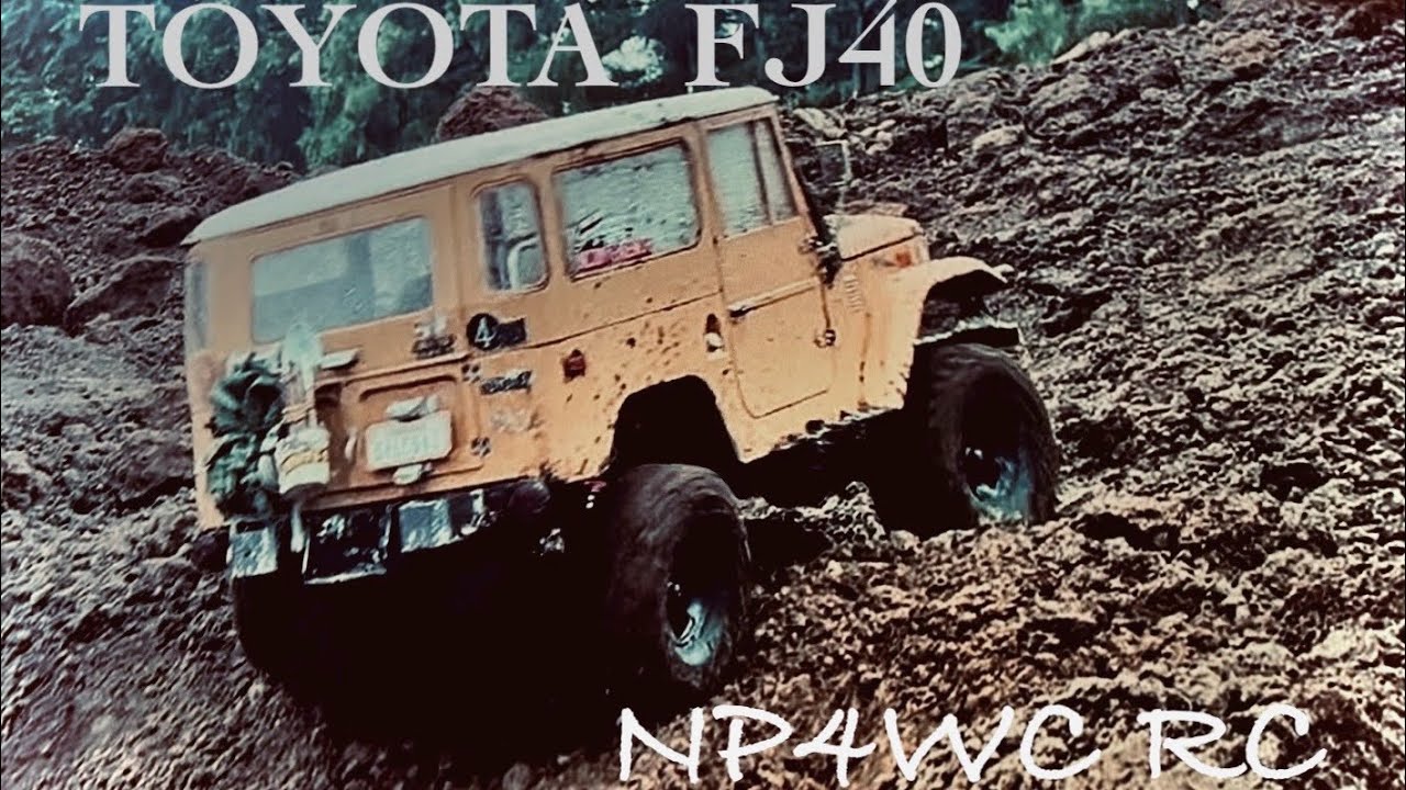 FMS TOYOTA LAND CRUISER FJ40 【1/10scale  】crawler rc off load movie
