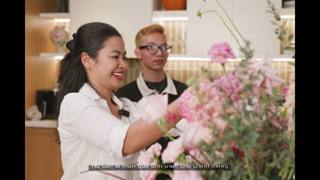 How to arrange a flower master piece - the feeling