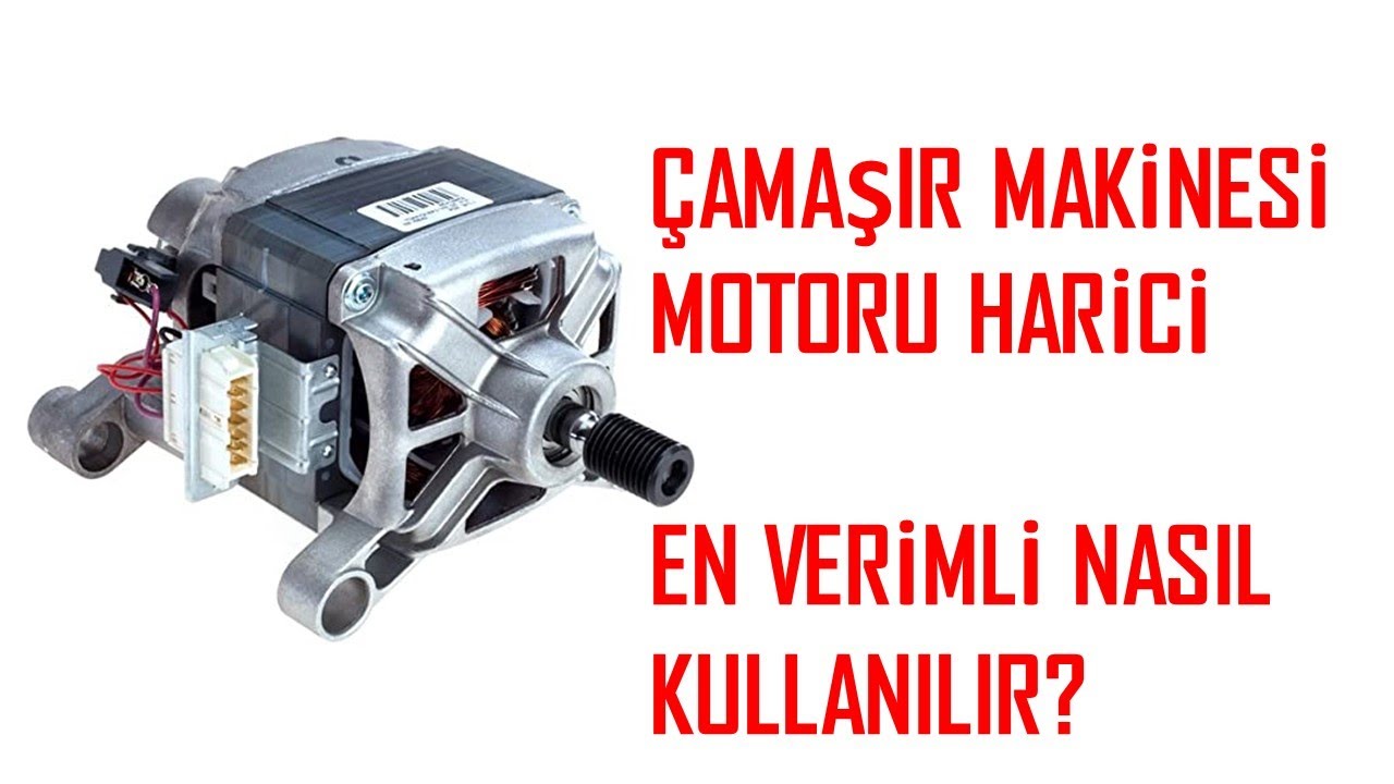 ÇAMAŞIR MAKİNESİ MOTORLARI VE TORKLU HARİCİ KULLANIM #reklam