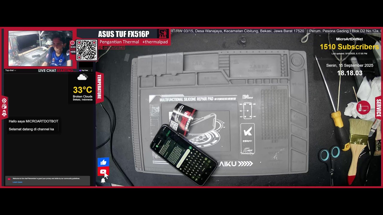 ASUS TUF FX516P | Ganti Thermal Paste & Thermal Pad Biar Suhu Lebih Dingin
