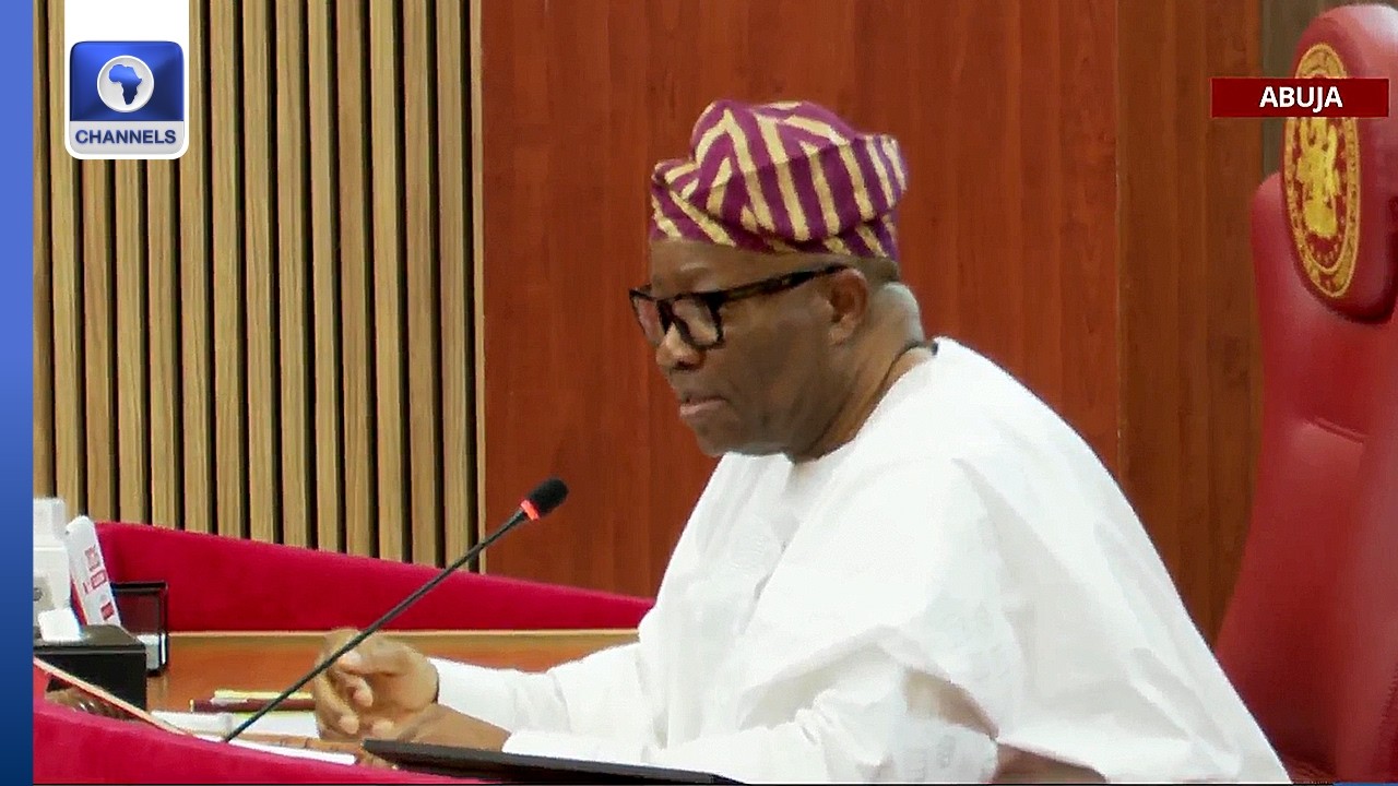 Moment Senator Akpabio Reads Motion By Senator Munguno, Calls For Vote
