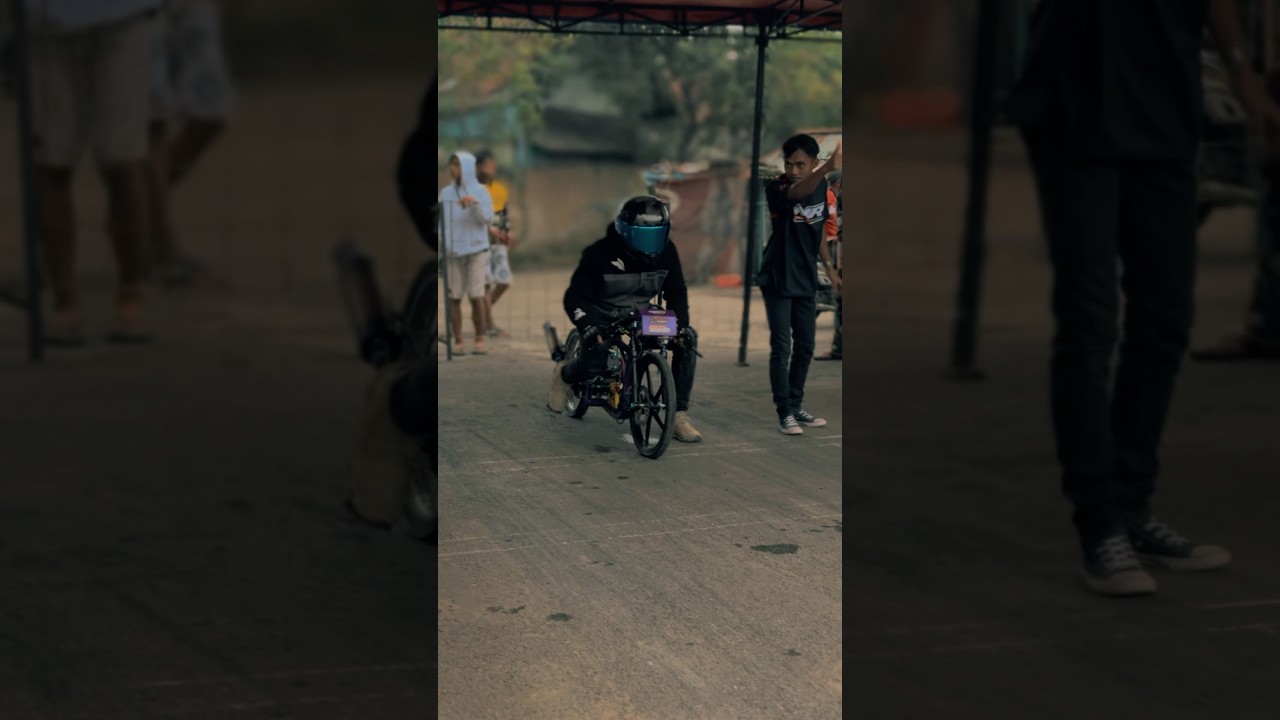 Jadi Joki dadakan mio drag @Yodifit,Berat dikit gak ngaruh 🗿 #shorts