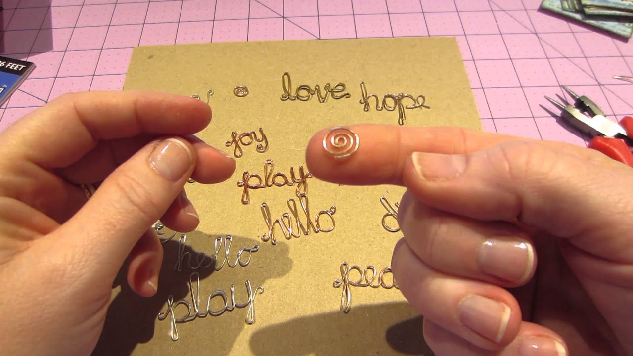 Soft Touch Wire Words