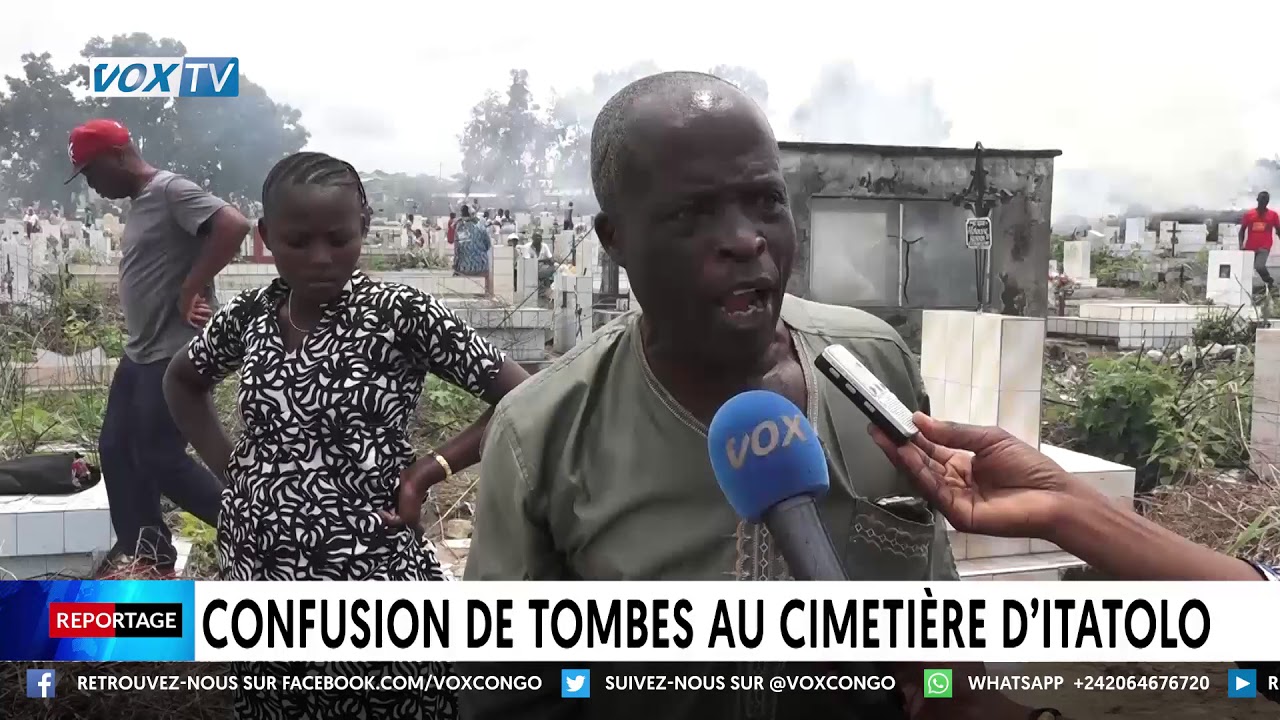 Confusion de tombes au cimetière d'Itatolo
